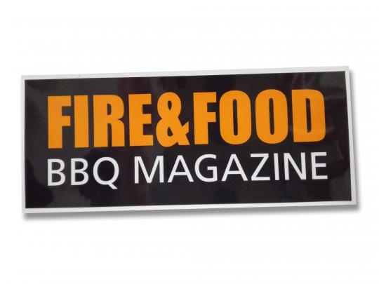 Fireandfood Logo Aufkleber