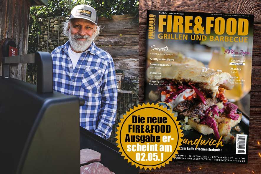 Die neue FIRE&FOOD erscheint am 02.05.2025