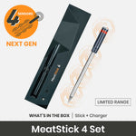 MeatStick 4 | Wireless meat thermometer | Black