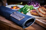 F.DICK | Leather roll bag 5 pieces | Black