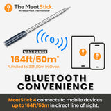 MeatStick 4 | Wireless meat thermometer | Black