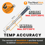 MeatStick 4 | Wireless meat thermometer | Black