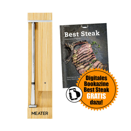 MEATER® 2 Plus Fleischthermometer + Bookazine Best Steak GRATIS!